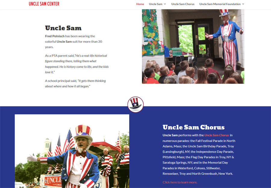 Uncle Sam's website